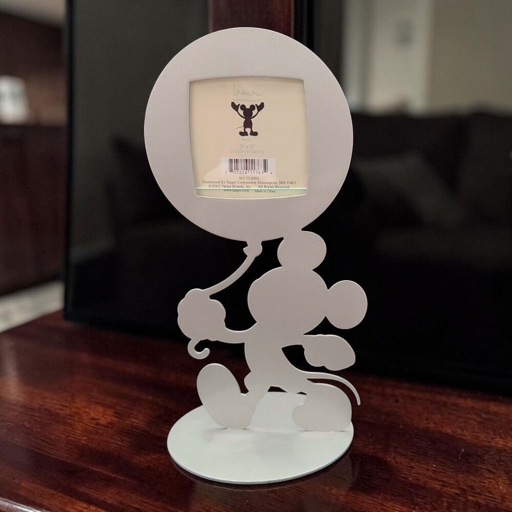 VTG Disney Mickey Mouse Metal Photo Frame Michael Graves Zak Designs Target 3x3